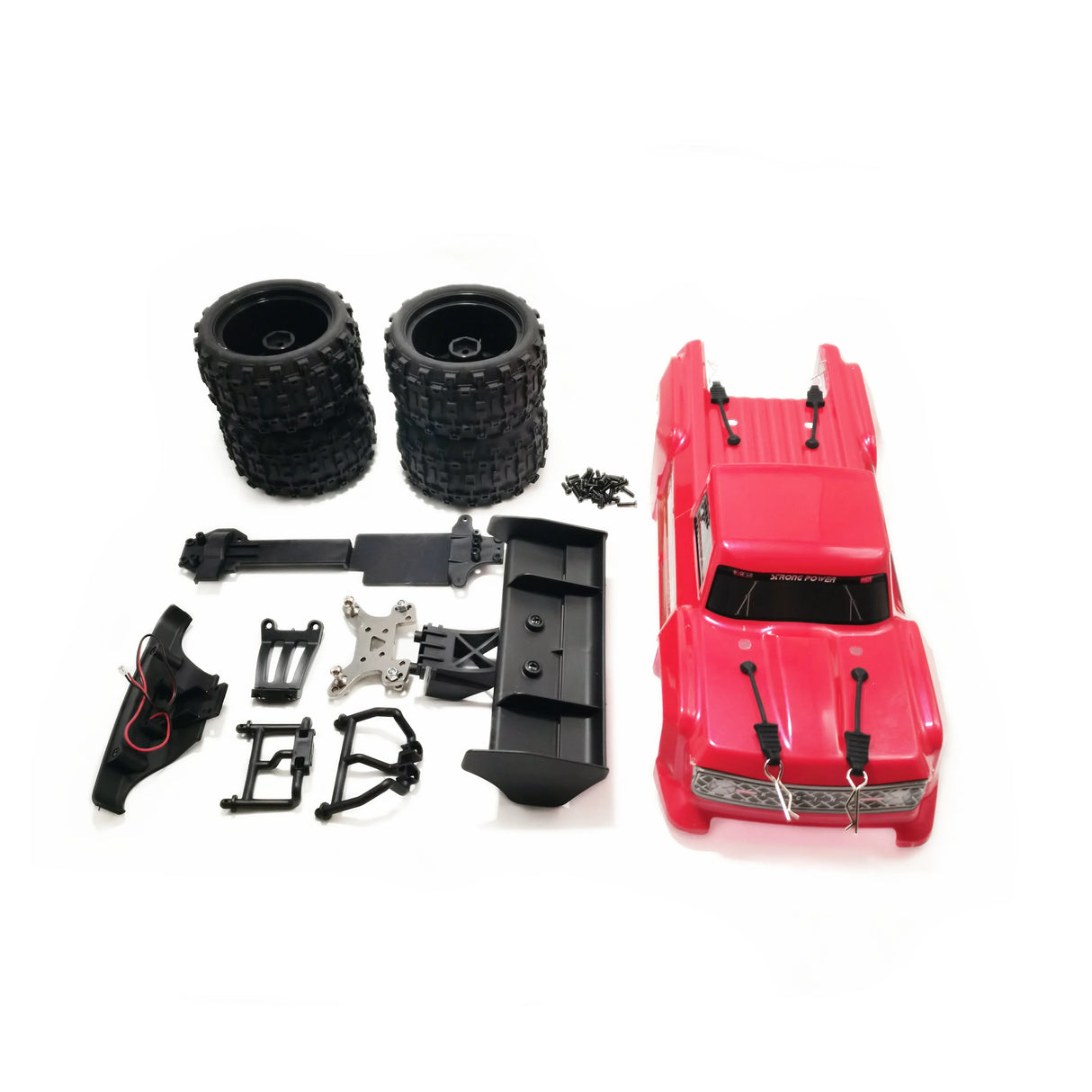 wltosy rc car fat body truck body tail