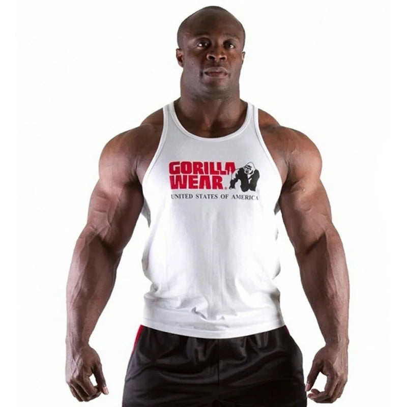 Mens Professional Bodybuilding Singlet Sports Muscle Tank Tops