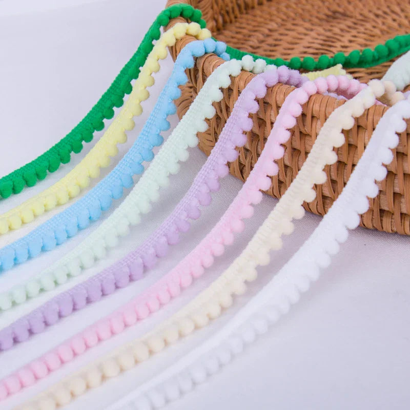 Pom Pom Trim Lace Ribbon Ball 11mm MINI
