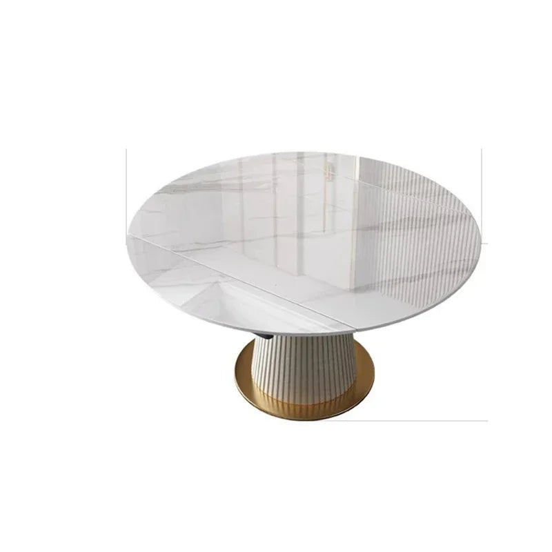 Console Dining Table Set Restaurant Mobile Round Conference