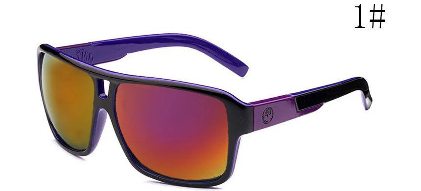 Square Sunglasses Men Dragon Brand Designer Mirror Driving