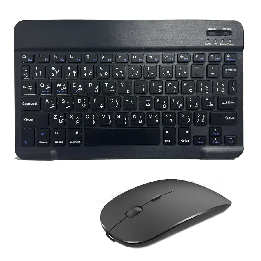 Spanish French Bluetooth Wireless Keyboard Azerty Russian Korean
