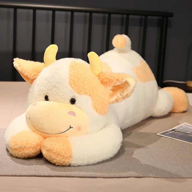 Hot 1pc 90cm/110cm Lovely Milk Cow Plush Toys