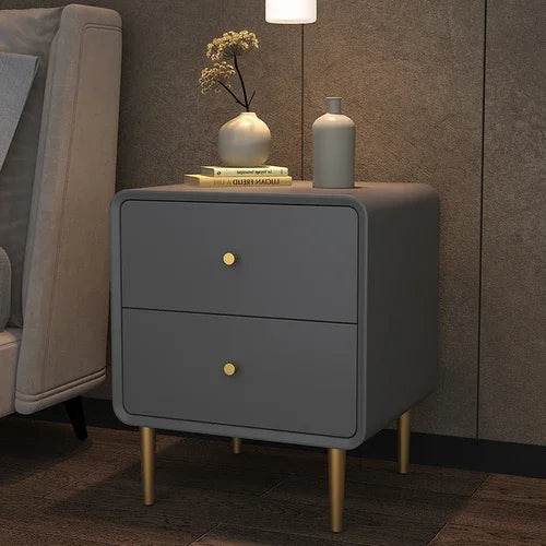 Storage Organizer Bedsides Table Drawers Unique Wood Italian