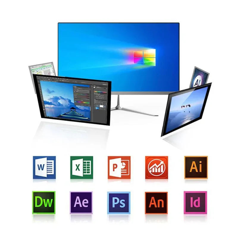 Gaming PC 24 Inch All In One PC Intel Core i5/i7 12 Generation Computer DDR4 Complete Desktop Full Set Windows 10 Monoblock PC