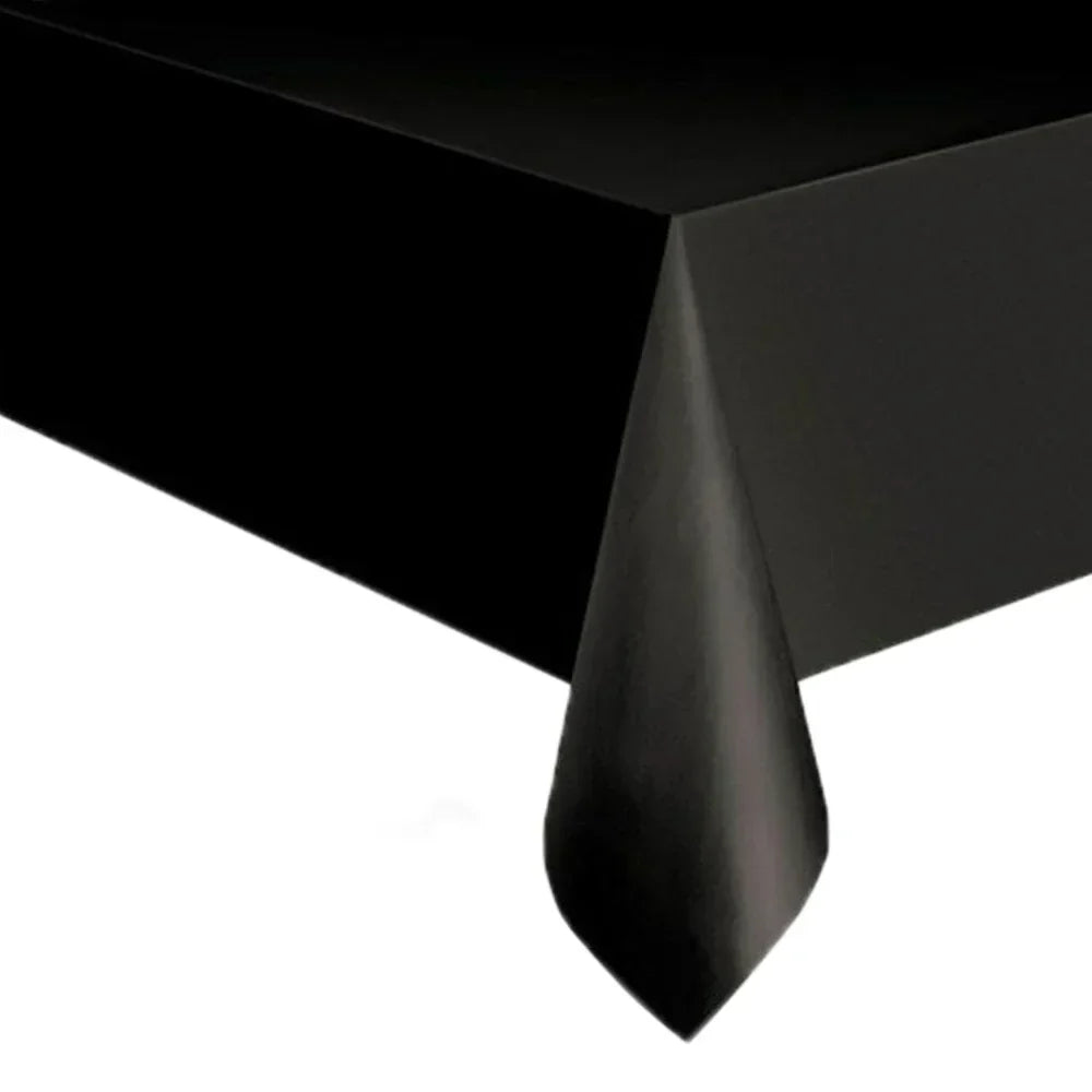 Disposable Tablecloth White Black Pink Gold Table Cover