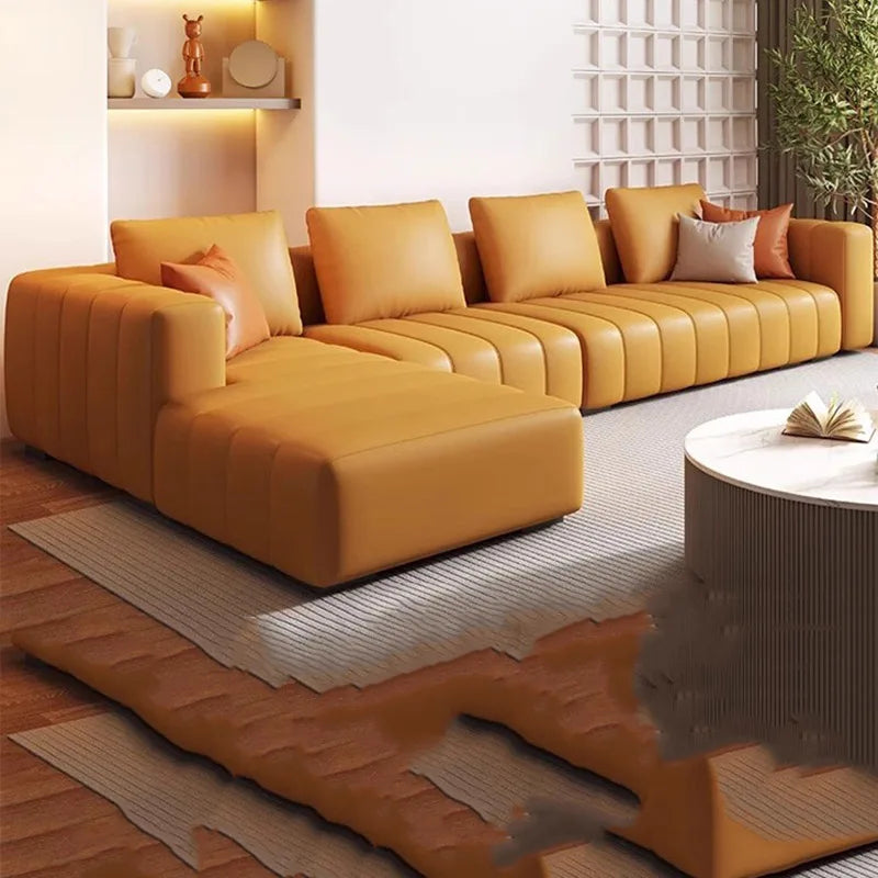 Sectional Modern Theater Living Room Sofas Minimalist Corner