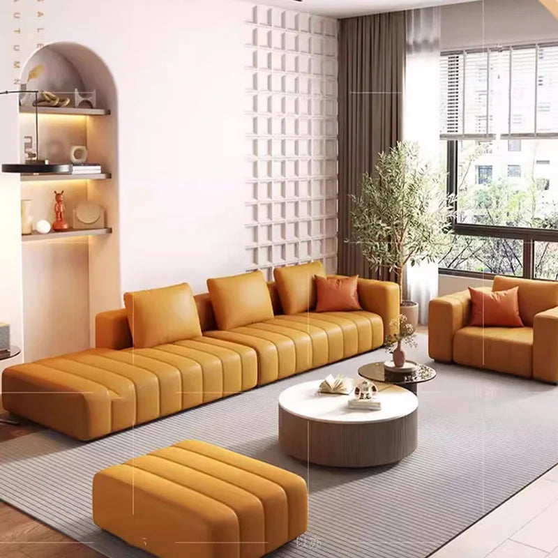 Sectional Modern Theater Living Room Sofas Minimalist Corner