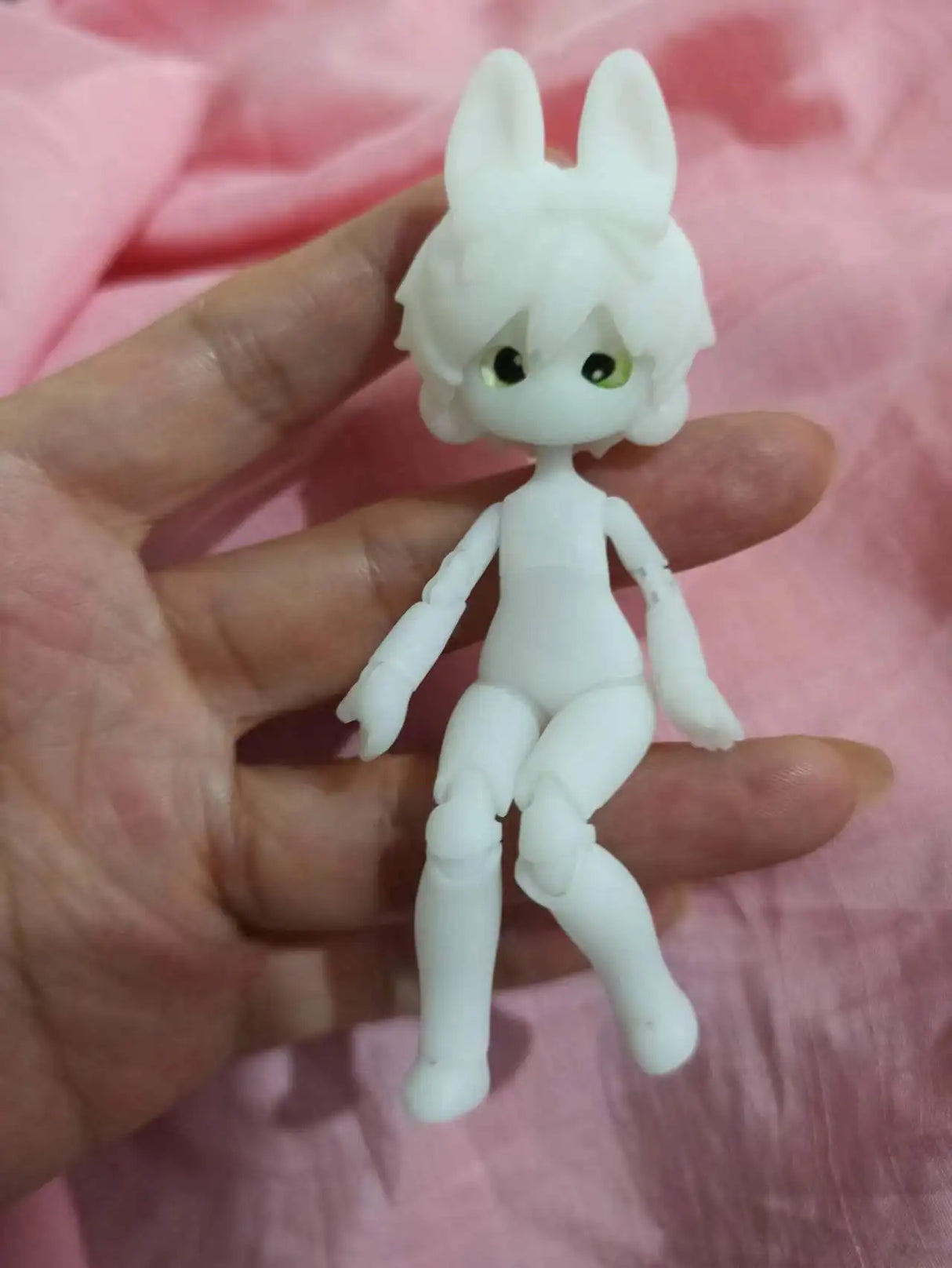 BJD girl's doll Bunny joint doll 18cm elf