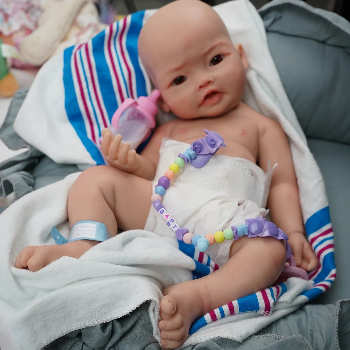17" Micro Preemie Full Body Silicone Baby Doll