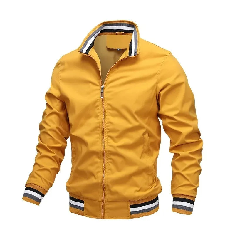 Men's Casual Four Seasons Windproof Waterproof Aviator Jacket