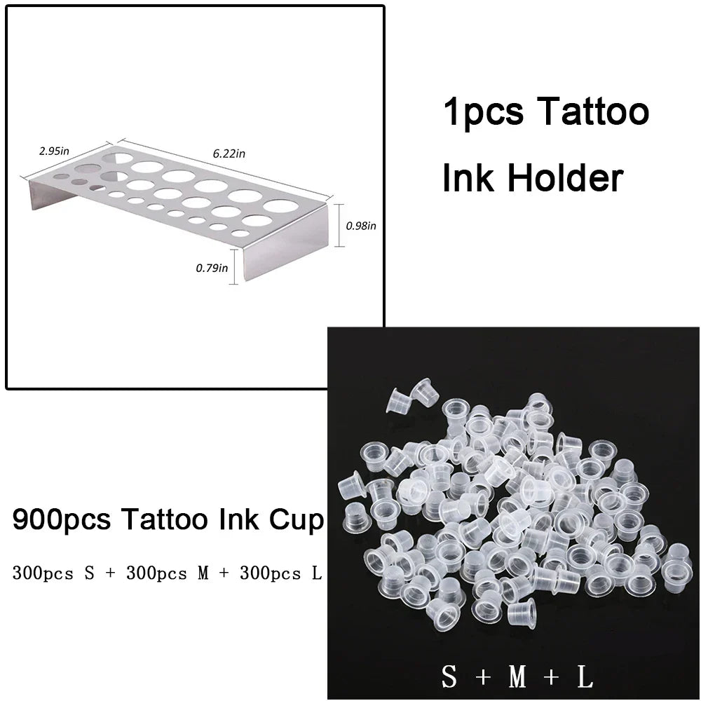 Hot 7/8/23 Holes Tattoo Ink Cup Holder Stand