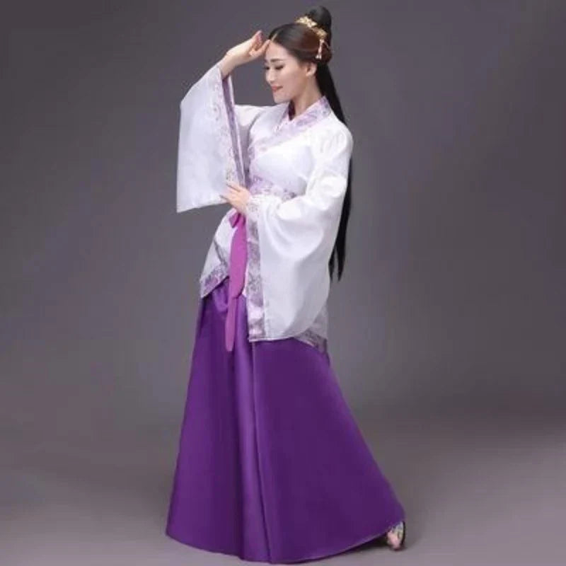 Hanfu Women Tang Chinese Fairy Dance Costumes Skirts