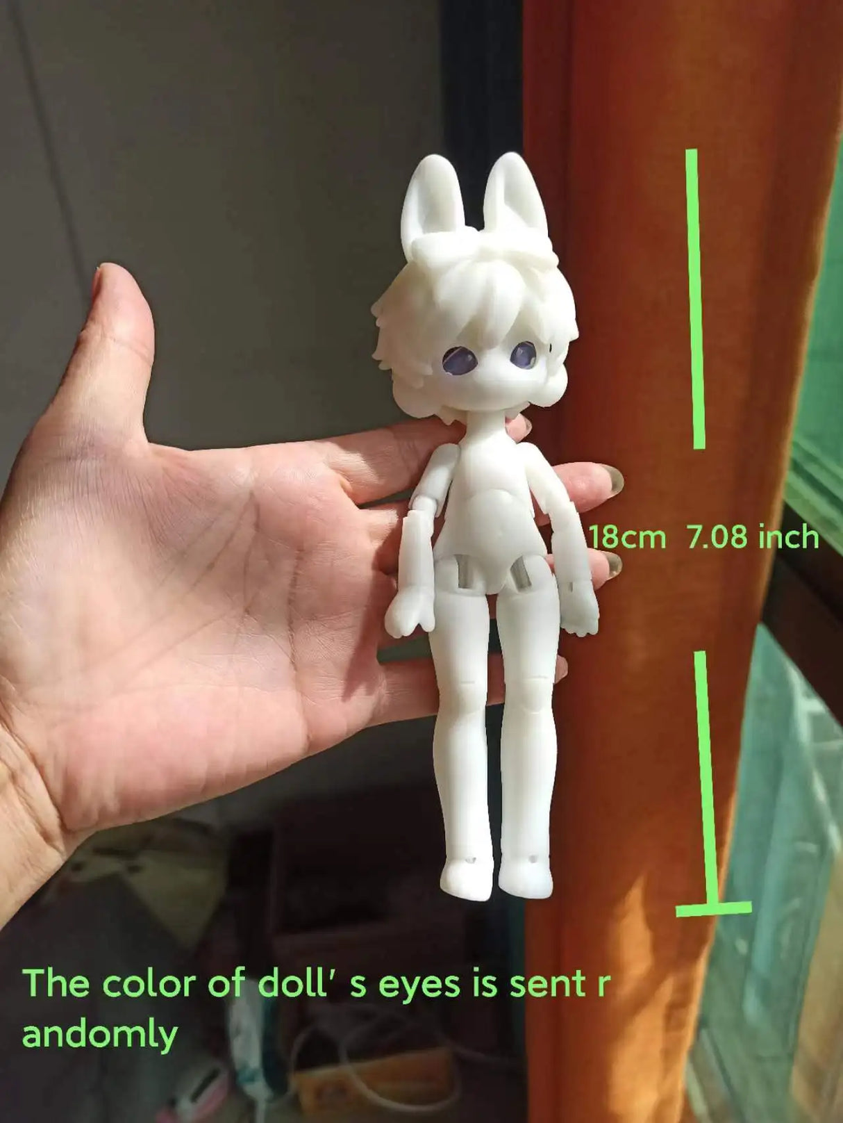 BJD girl's doll Bunny joint doll 18cm elf