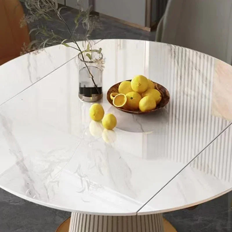 Console Dining Table Set Restaurant Mobile Round Conference