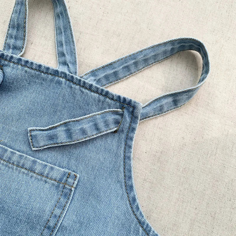 2023 Baby Boy Girl Romper Cowboy Sleeveless Jumpsuit