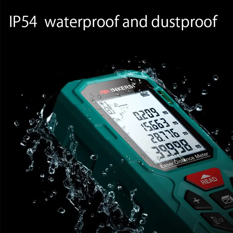 INKERSI Laser Rangefinder Digital Tape Measure 40M/70M/120m High