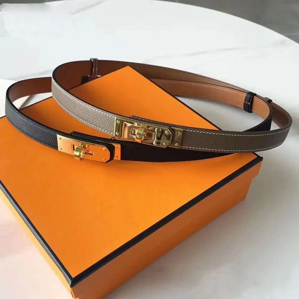 High Quality Ladies Girls Leather 1.8cm Designered Women