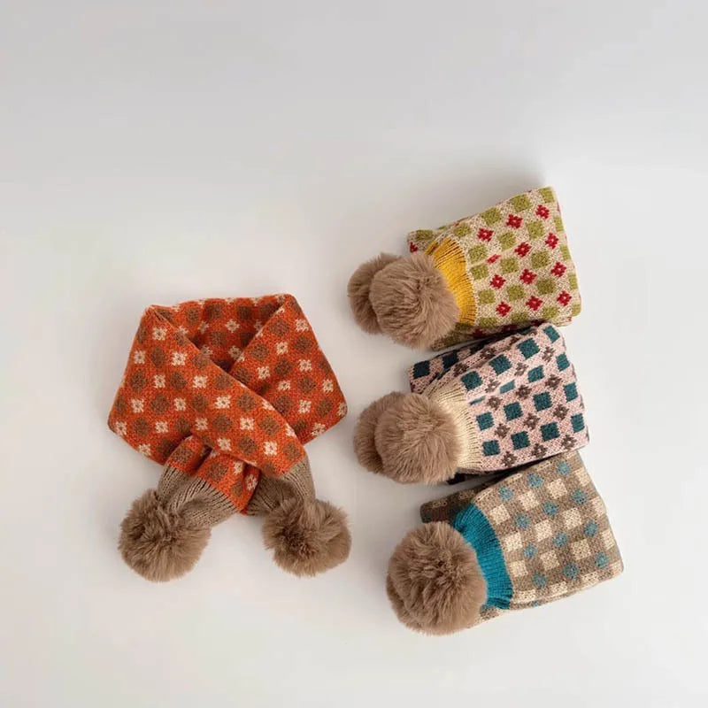 deer jonmi Korean Style New Winter Children Plaid