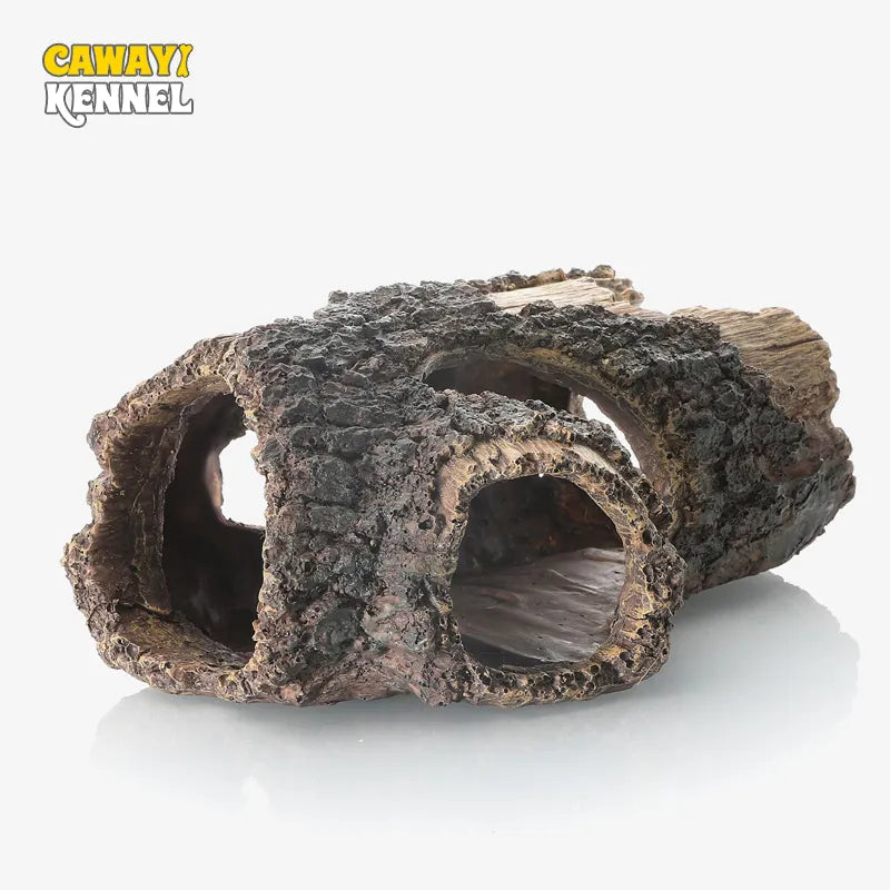 Creative Fish Tank Decoration Landscaping Resin Wood Barrel