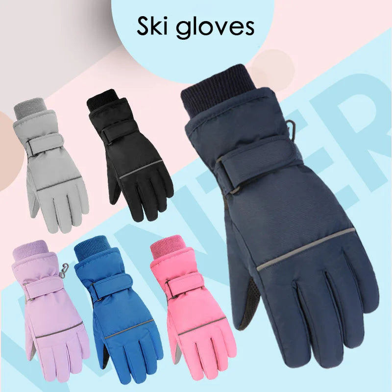 High Quality Kids Ski Gloves Winter Snowboard Snow