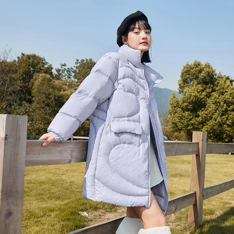 Semir Down Jacket Women Double-Proof Jacket Winter New