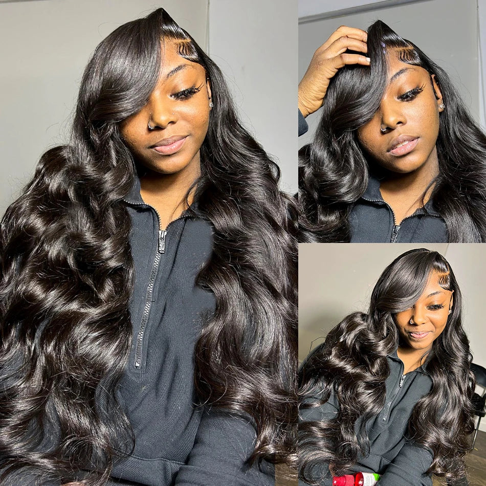 30 40 Inch Body Wave 13x6 HD Transparent
