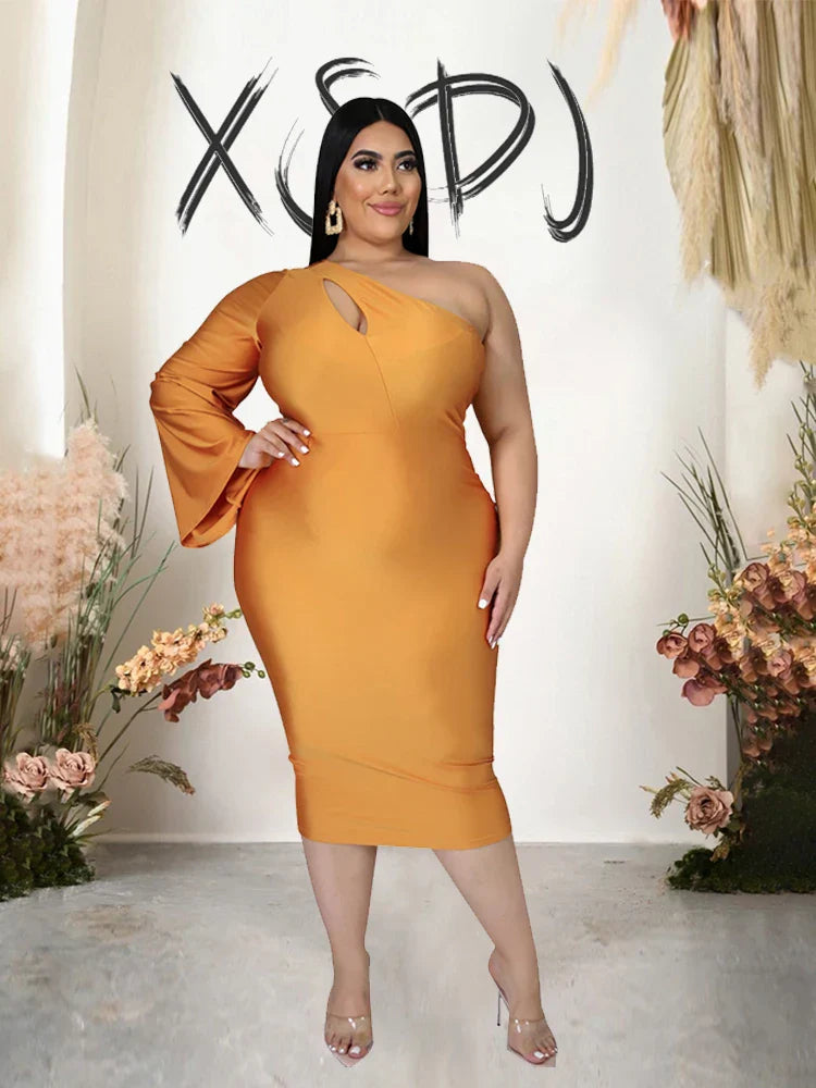 Sexy Dress Women Plus Size Party Elegant One