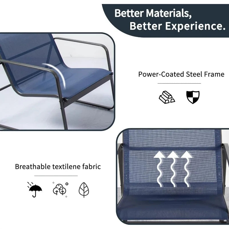 PAIQIAN 4-Pieces Patio Furniture Set Patio Furniture Outdoor