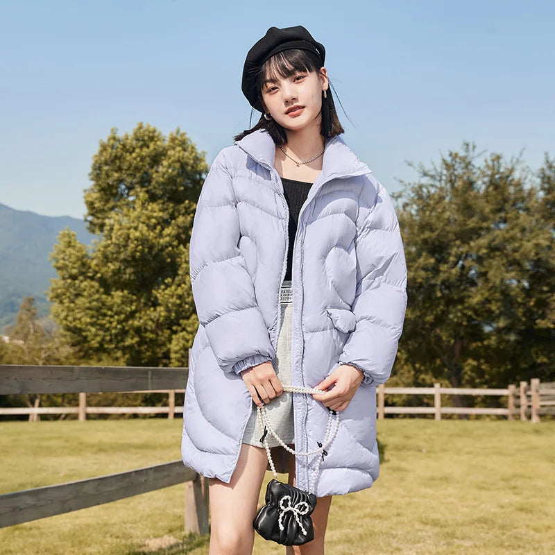 Semir Down Jacket Women Double-Proof Jacket Winter New