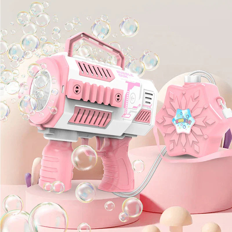 Automatic Bubble Gun 12hole with Large Backpack Summer