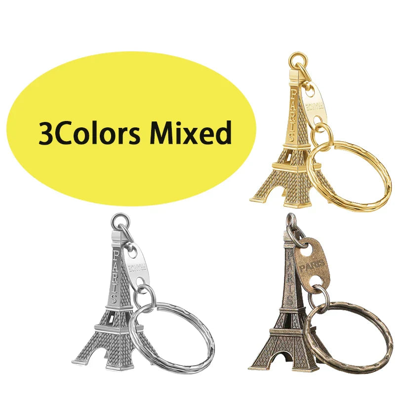 30Pcs Parisian Party Gifts Eiffel Tower keychain French