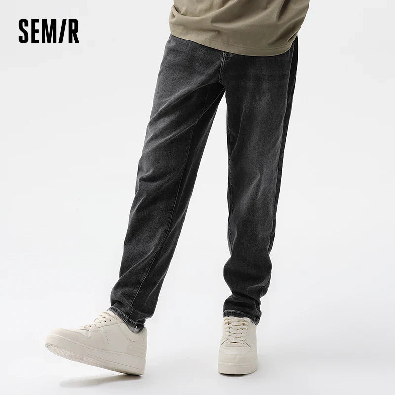 Semir 2024 Denim Trousers Men Spring Classic Trend