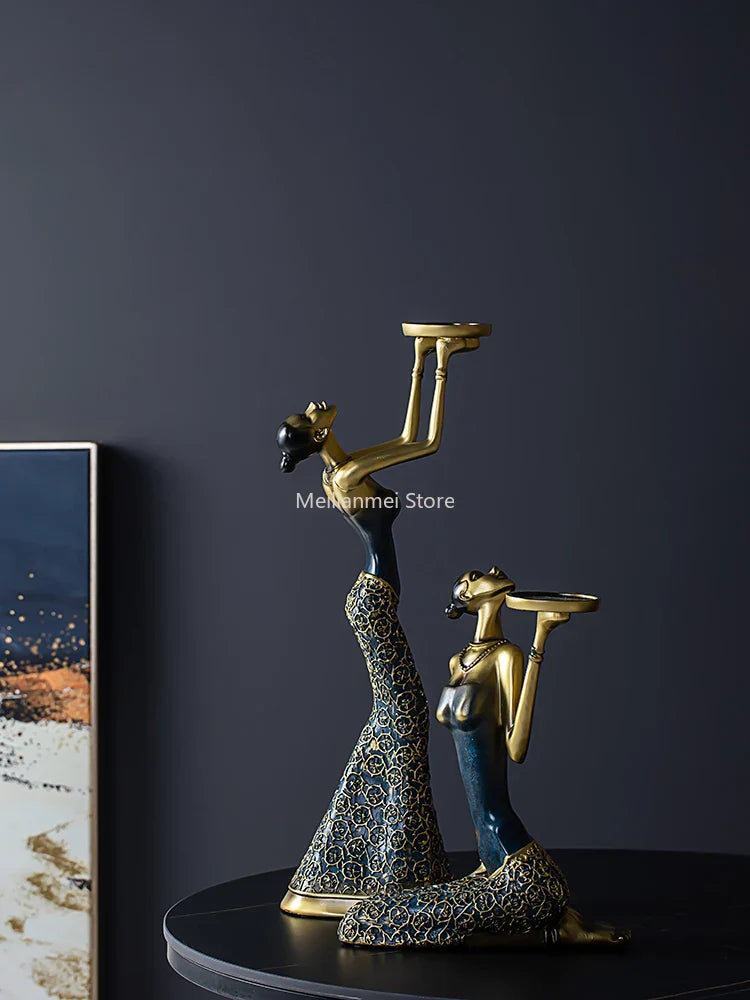 Nordic home decoration Gold candle holder Living Room