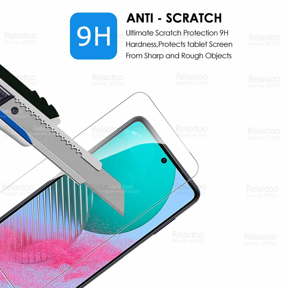 For Samsung Galaxy M54 5G Glass 3Pcs Protective