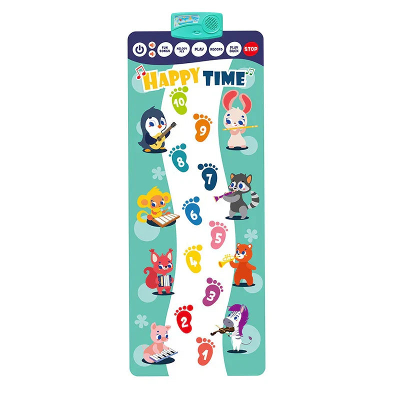 Kids Musical Piano Mat Duet Keyboard Play Mat
