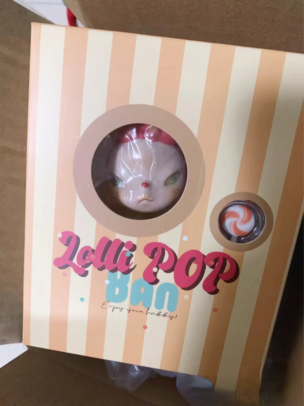 Sooya Lollipop Candy Figure Toy Yellow Cat Kitty