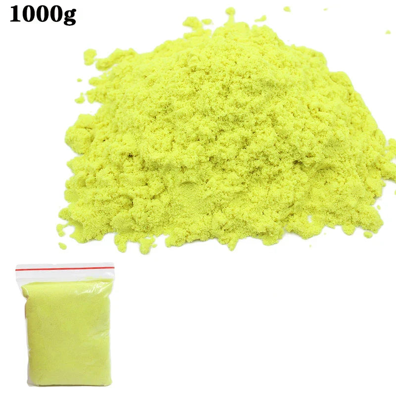 New 1500g Dynamic Sand Toys Magic Clay Colored