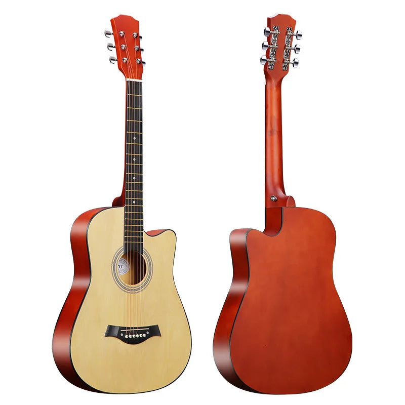 VZb 38-inch folk acoustic guitar beginners practice guitar