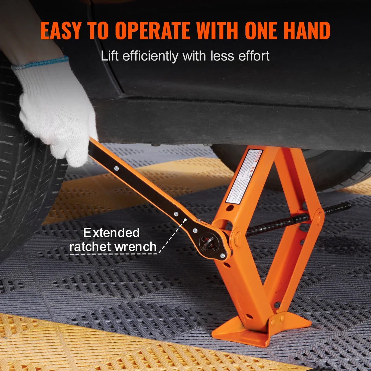 VEVOR Scissor Jack 2.5 Ton5512 lbs Scissor Car