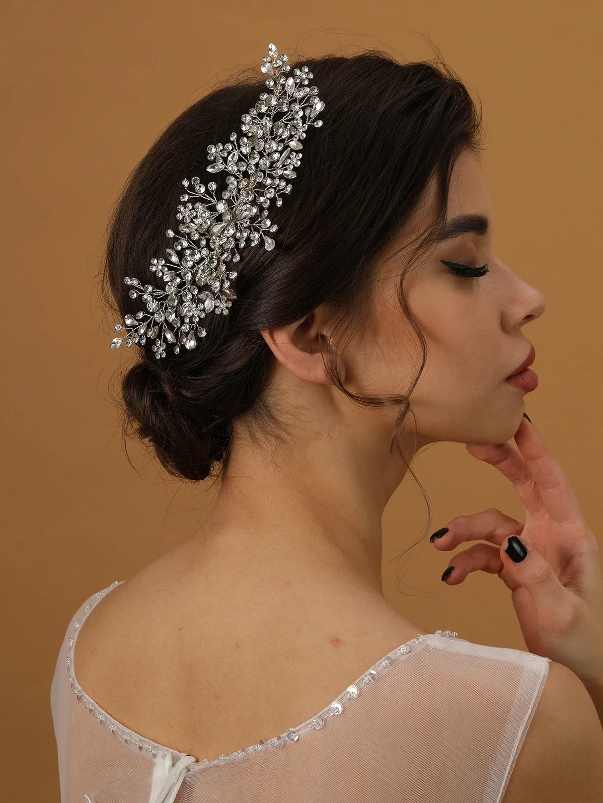 New Popular Handmade Hair Comb Crystal Bridal Headdress