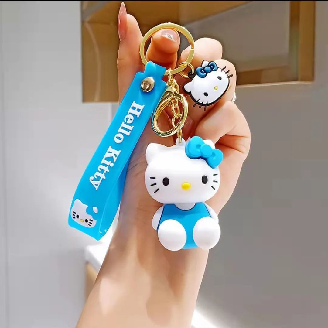 Kawaii Sanrio Hello Kitty Keychain Cartoon Doll Cute