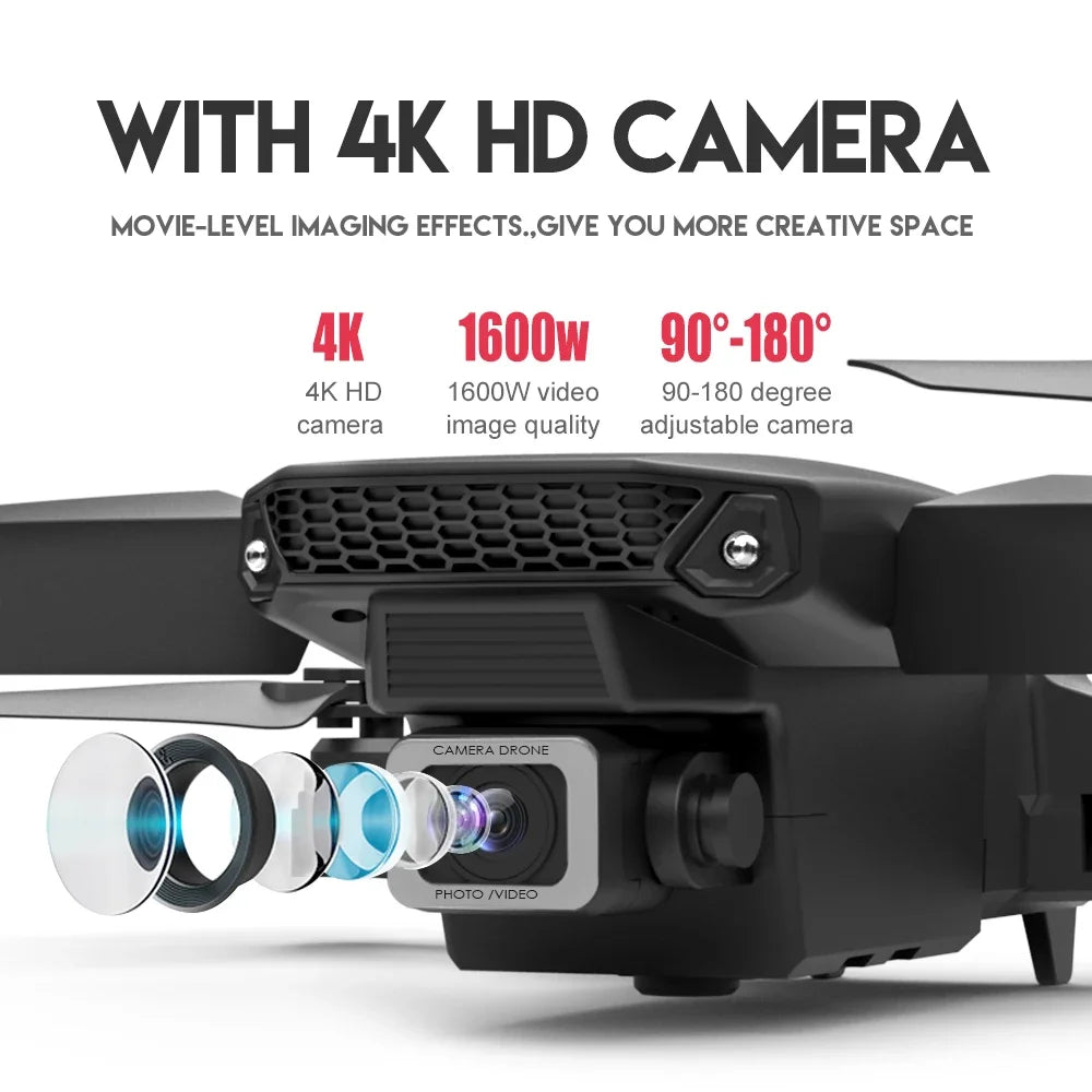 Lates New E88 Pro WIFI FPV Drone Wide