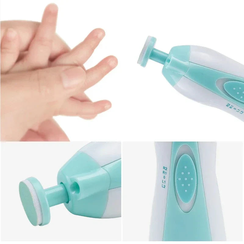 Baby Electric Nail Trimmer Kid Nail Polisher Tool
