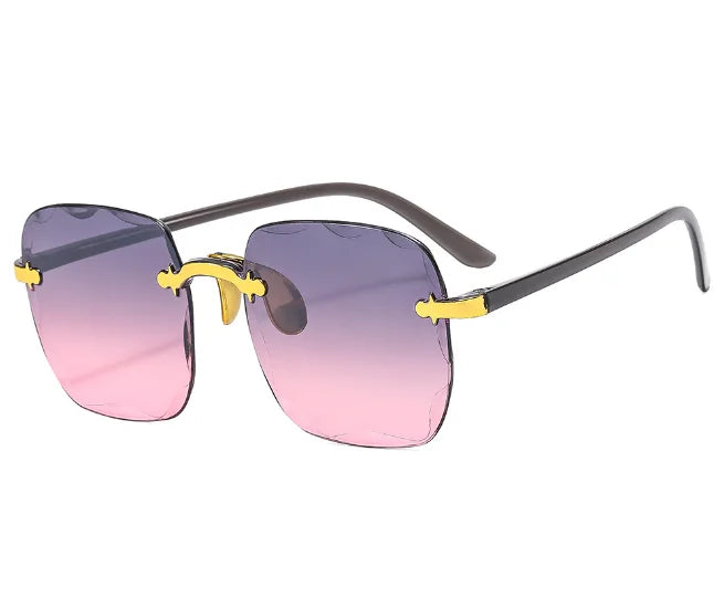 2024 New Frameless Cut Edge Sunglasses Fashion Summer