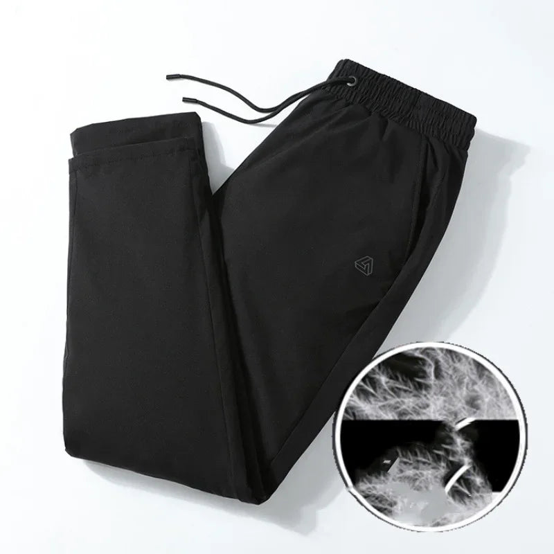 Men's Winter New Drawstring Thickened Fashion Casual Warm