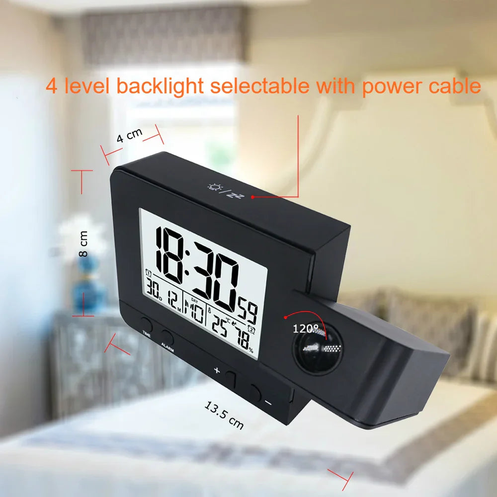 FanJu FJ3531 Alarm Clock Digital Date Snooze Function