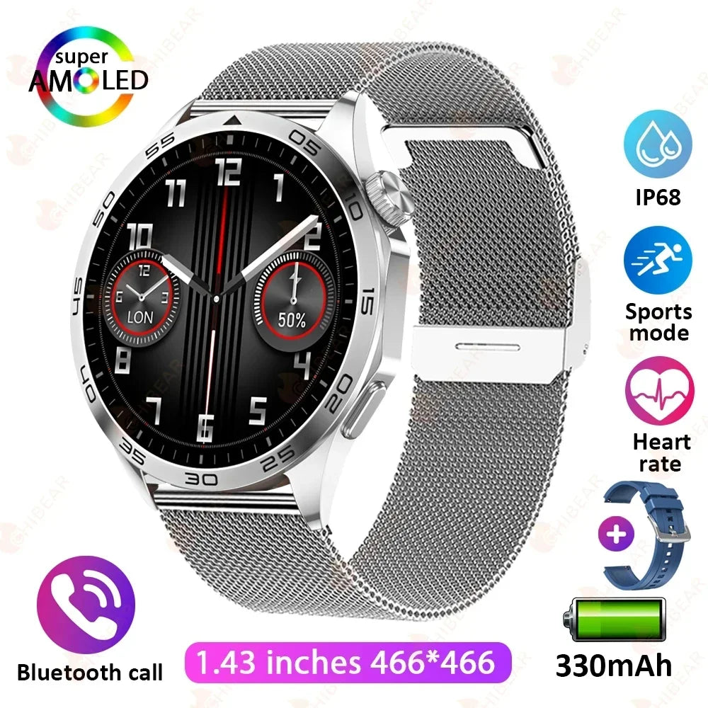 New WATCH GT 4 Smart Watch Men GPS