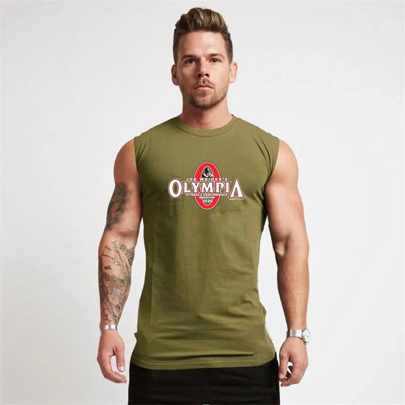 New Workout Running Training Mens Tank Top Gym