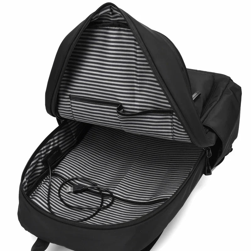 Casual backpack for young men business travel bag
